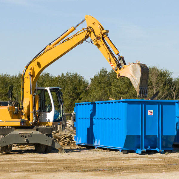 what are the rental fees for a residential dumpster in Chester